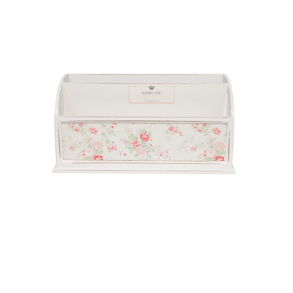 BRAND NEW SHABBY CHIC RACHEL ASHWELL WILDFLOWER DESK ORGANIZER